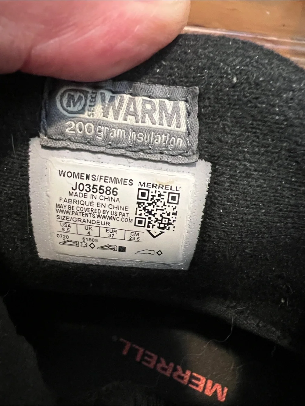 Merrell women thermo